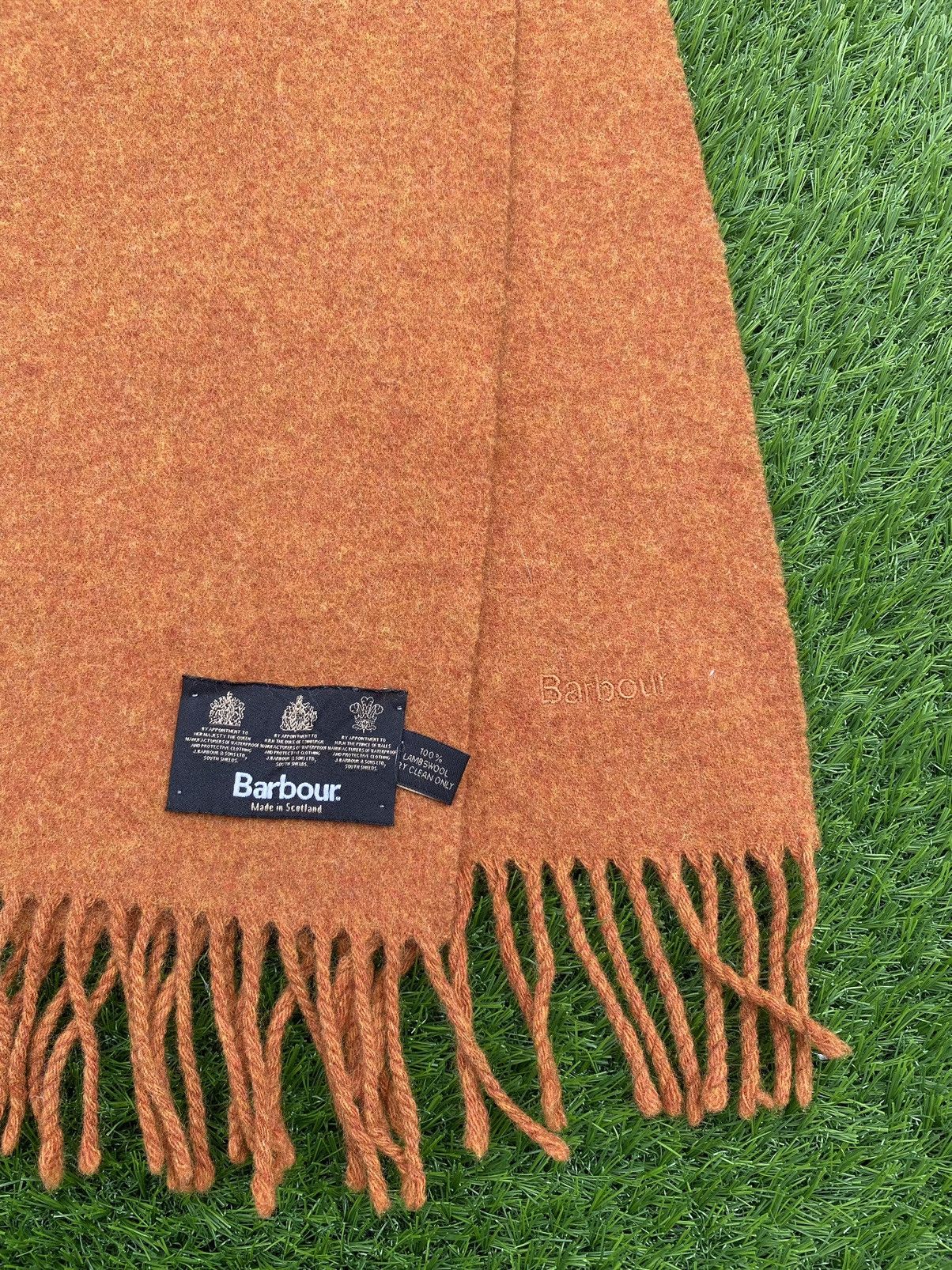 Barbour Lambswool Made in Scotland Muffler Scarve - 5