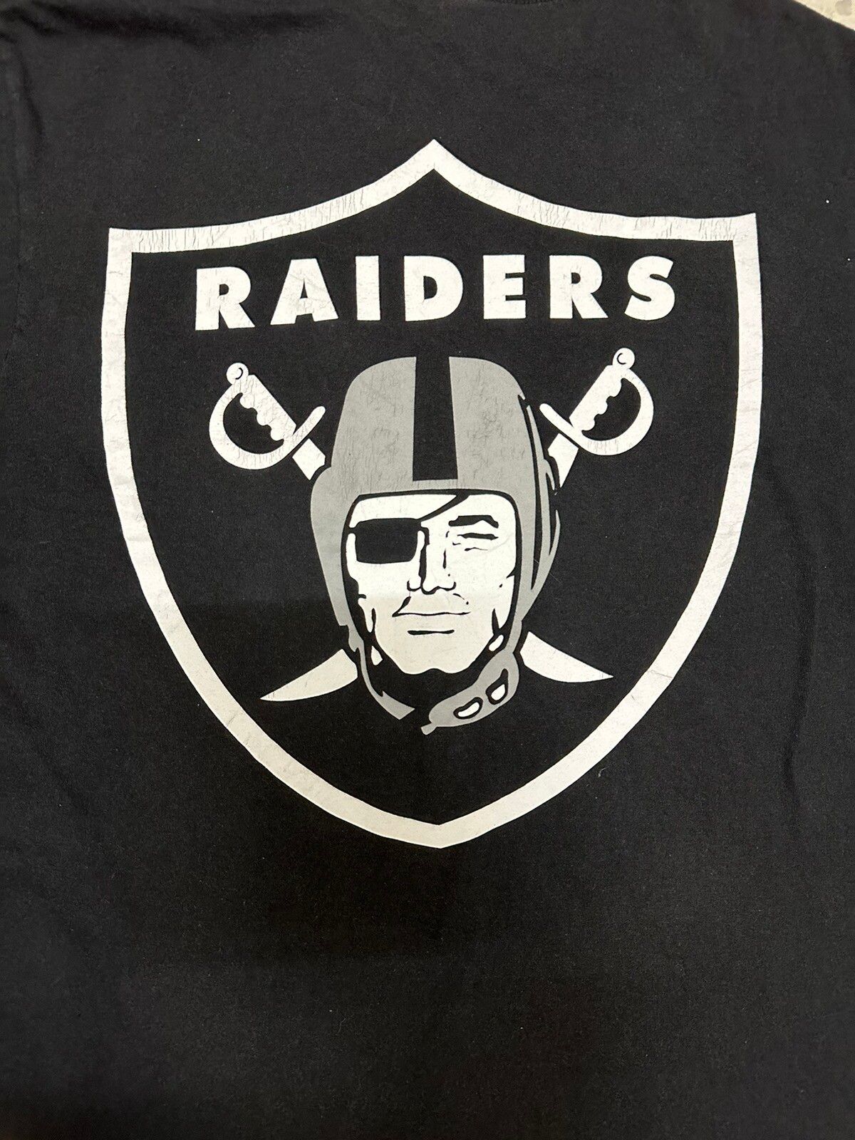 Supreme X Oakland Raiders NFL Shirt Big Logo Design - 9