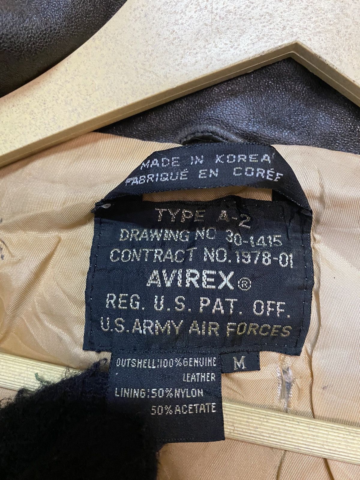 Other Designers Us Air Force - Vintage 80s Avirex Type A2 Leather