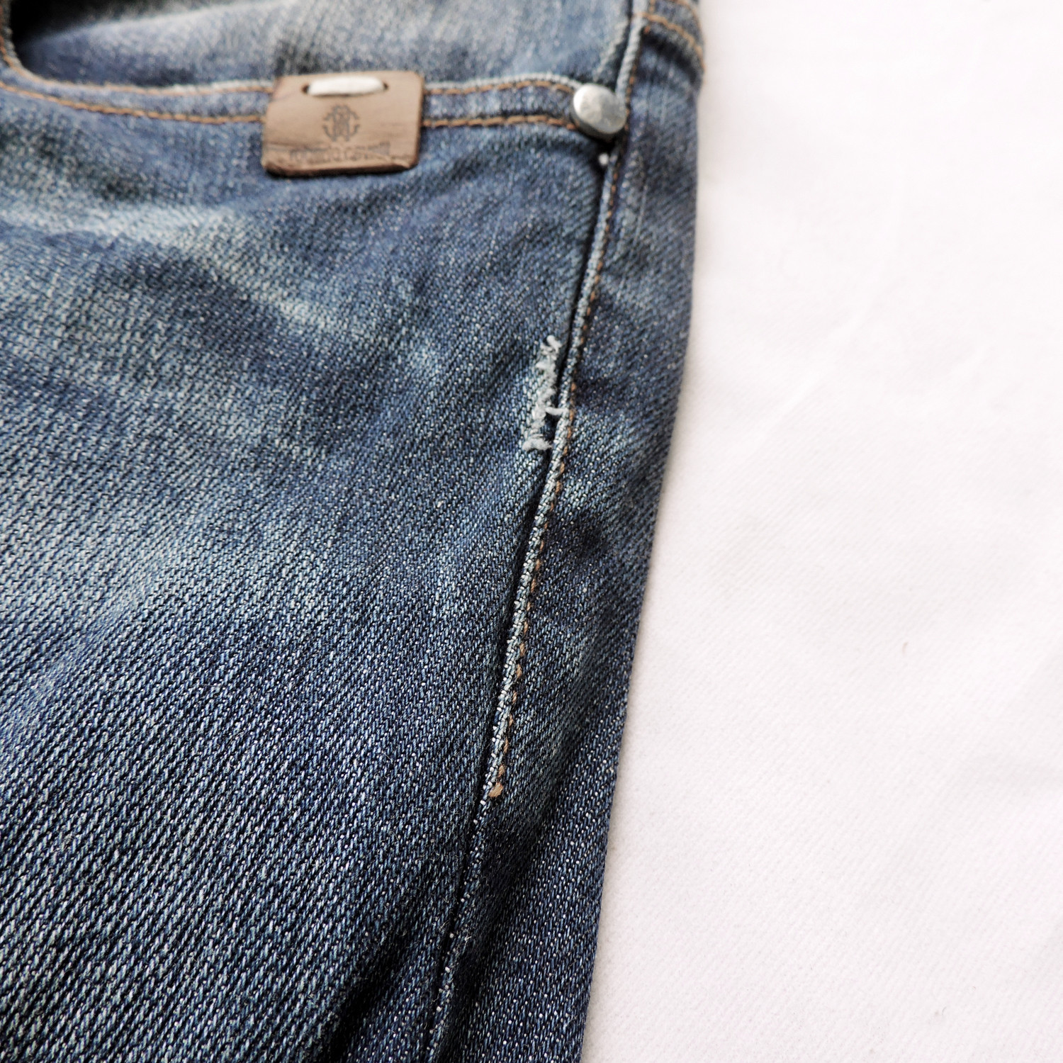 ROBERTO CAVALLI DENIM LONG PANTS - 15