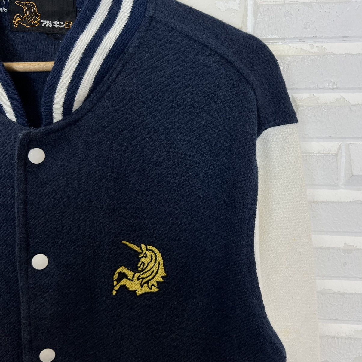 VINTAGE VARSITY JACKET HORSE BIG LOGO - 5