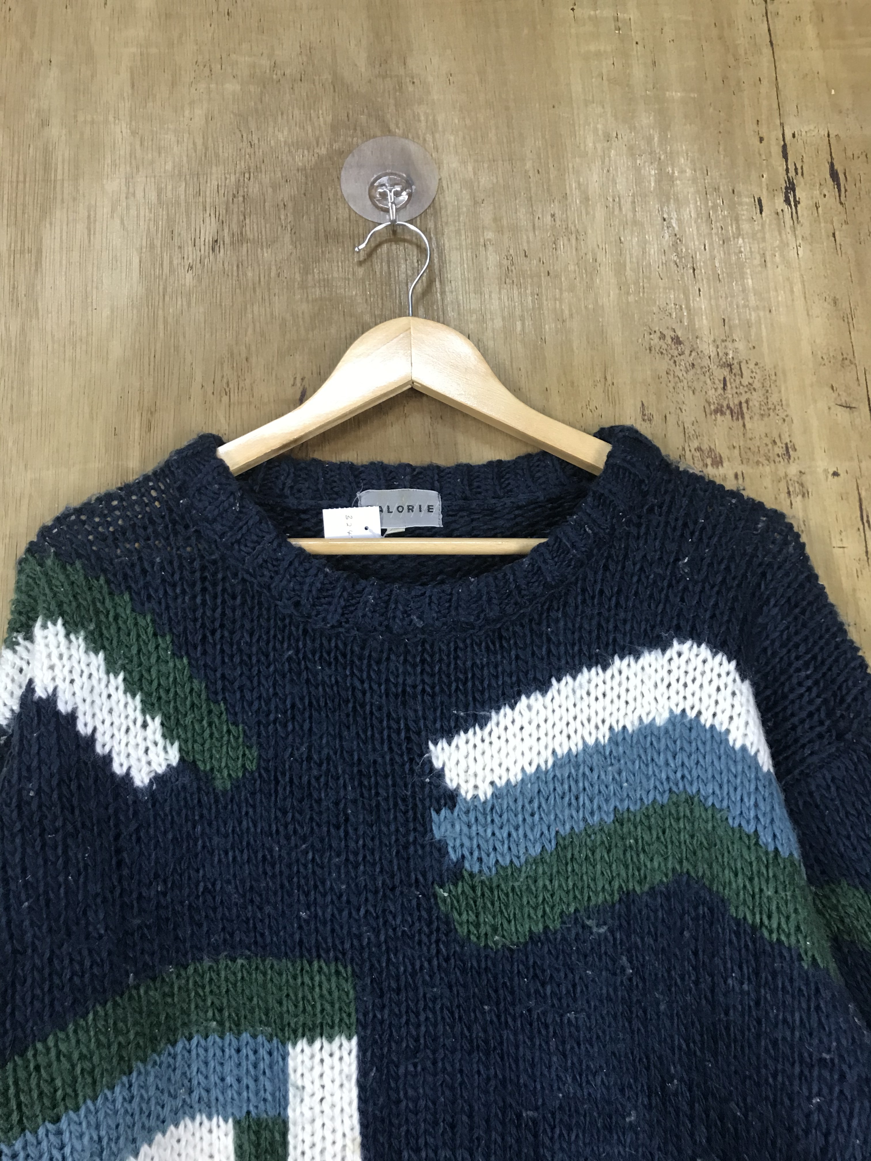 Japanese Brand - Galorie Woven Stich Knit Sweater - 2