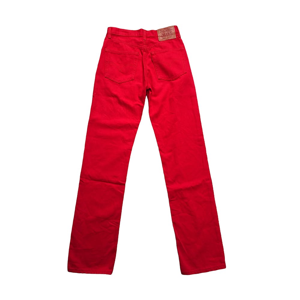 Levi's 552 Red Denim Jeans - 2