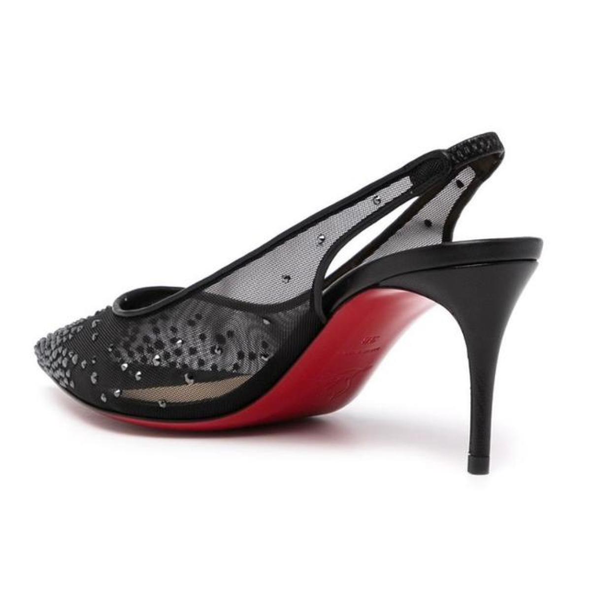 Follies Strass leather heels - 3