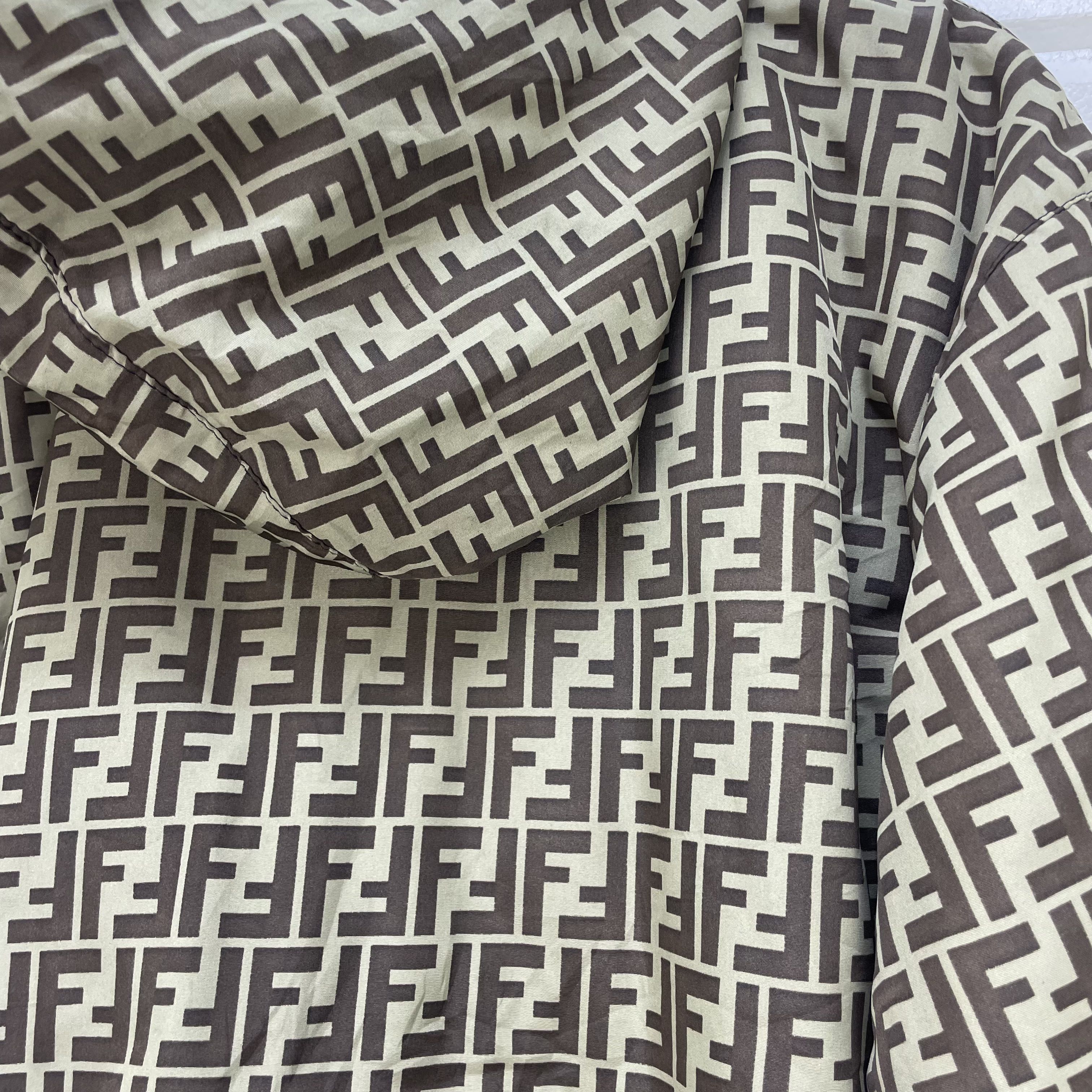 Vintage Fendi Monogram Reversible Hooded Jacket - 7