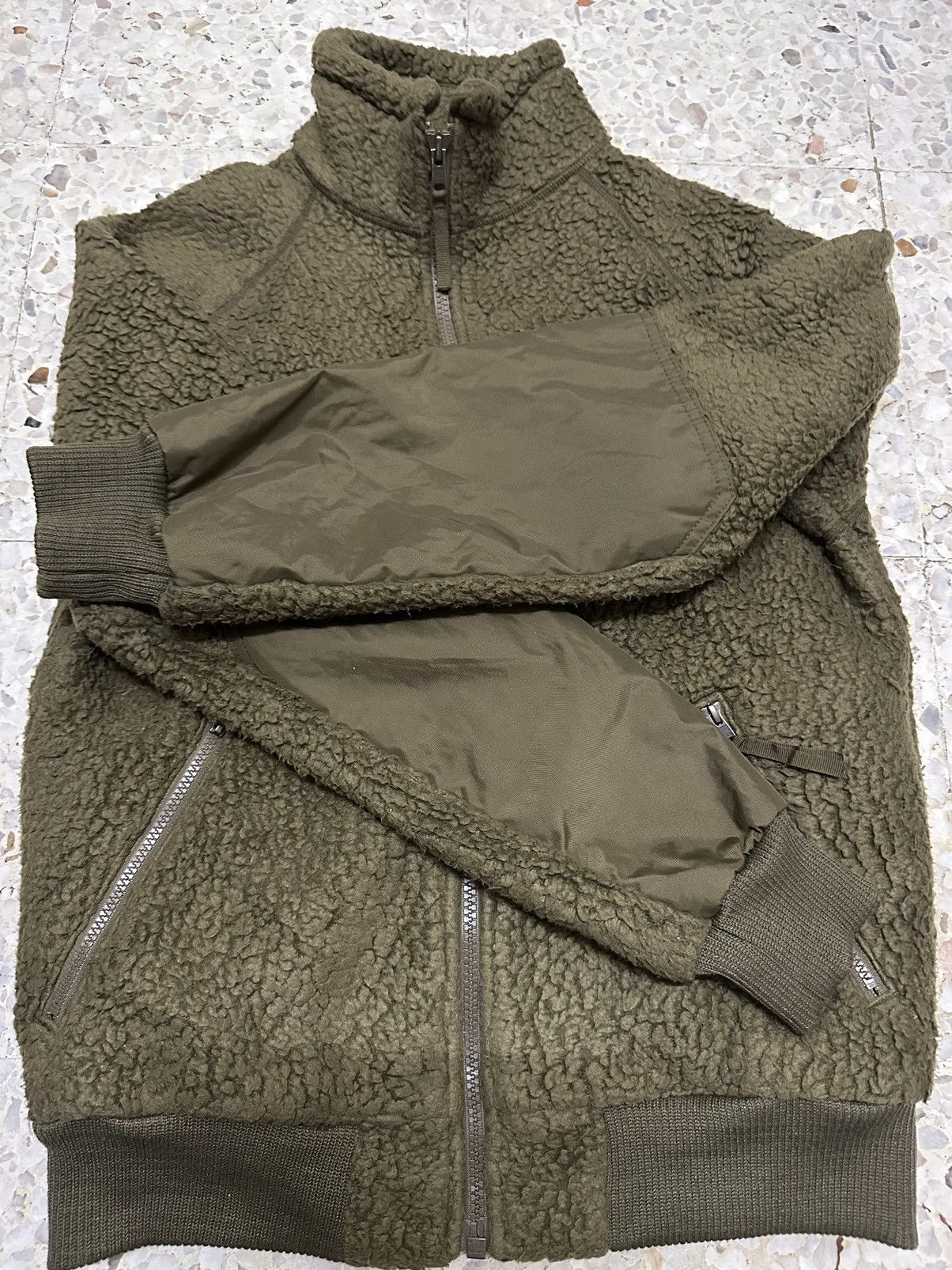 Filson Sherpa Fleece Jacket Military Style Design - 5