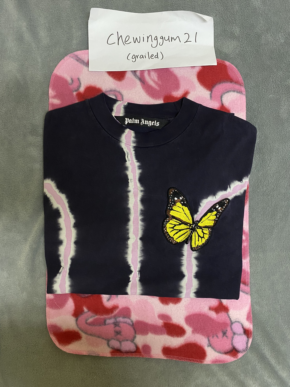 Palm Angels Butterfly Tie-Dye Tee T-shirt - 1