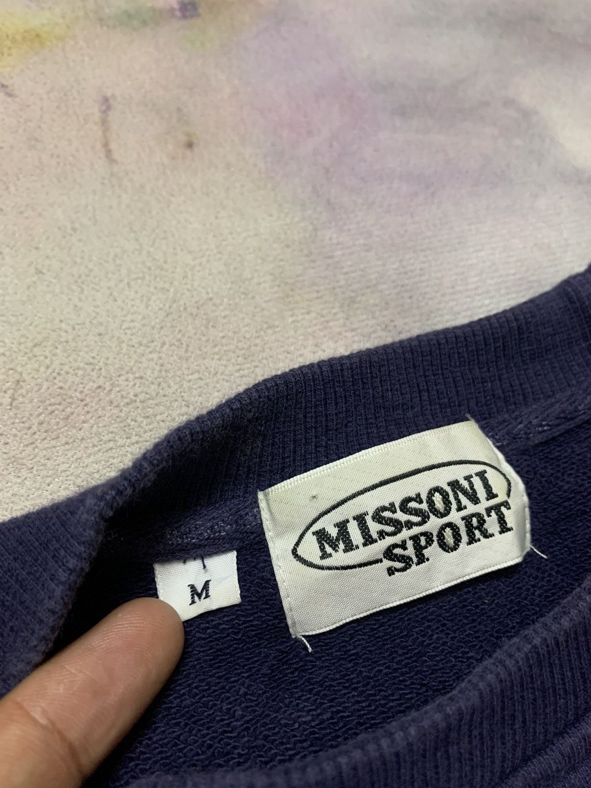 Vintage MISSONI SPORT Spellout Embroidery Sweatshirt - 4