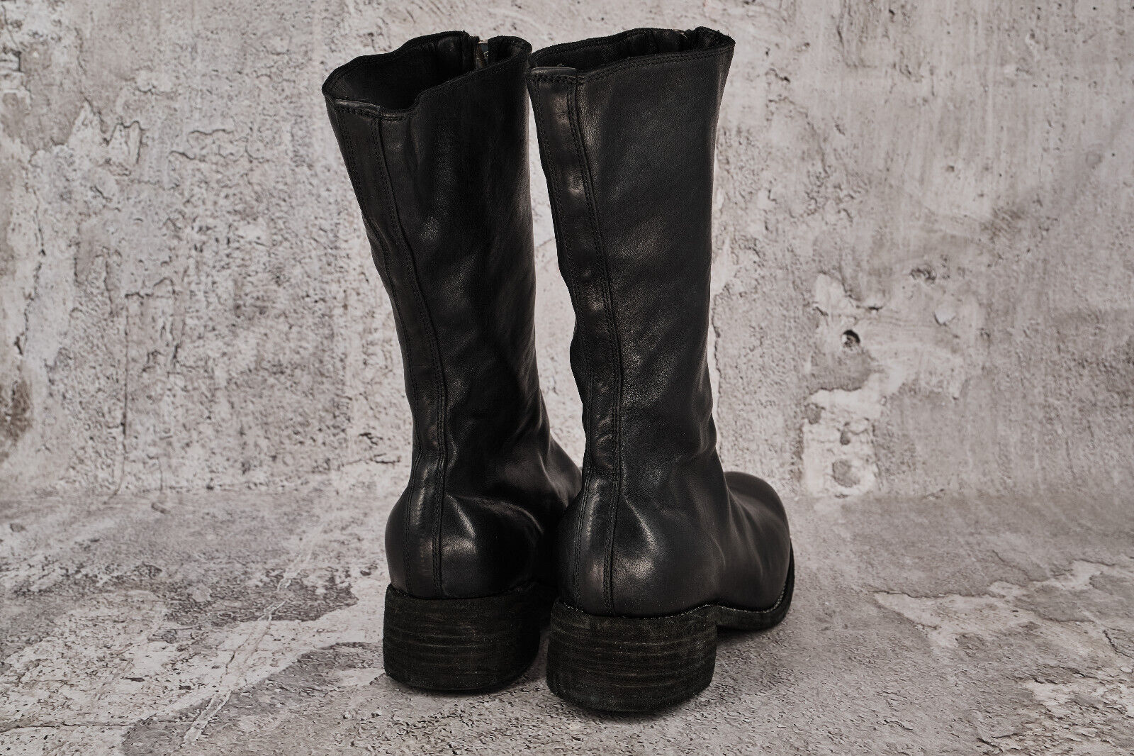 Brand New in Box Guidi Soft Horse Leather Full Grain PL9 Boots in Black 38 - 8