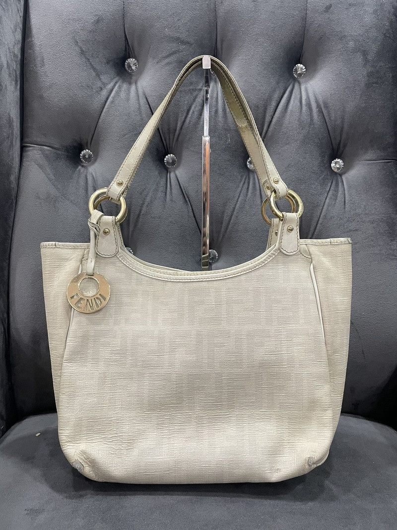 Authentic FENDI Handbag Monogram Zucca - 1