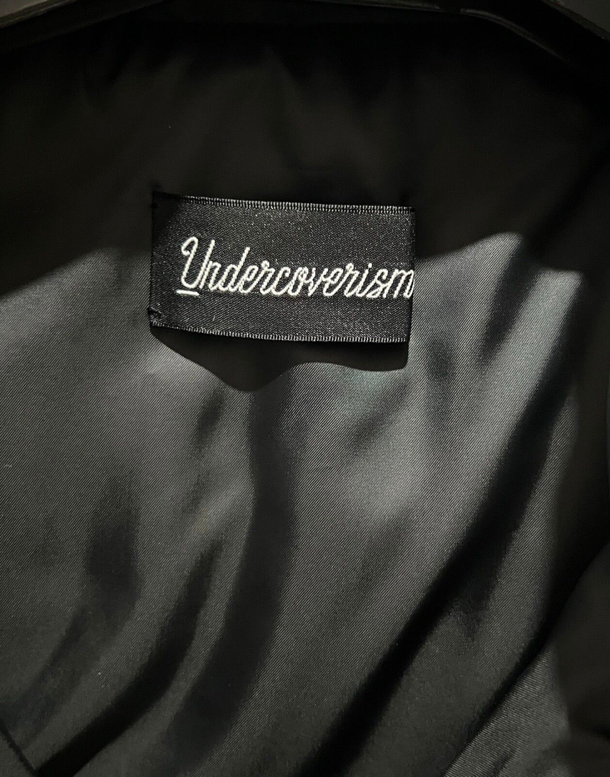 Undercover patchwork irregular down jacket - 4