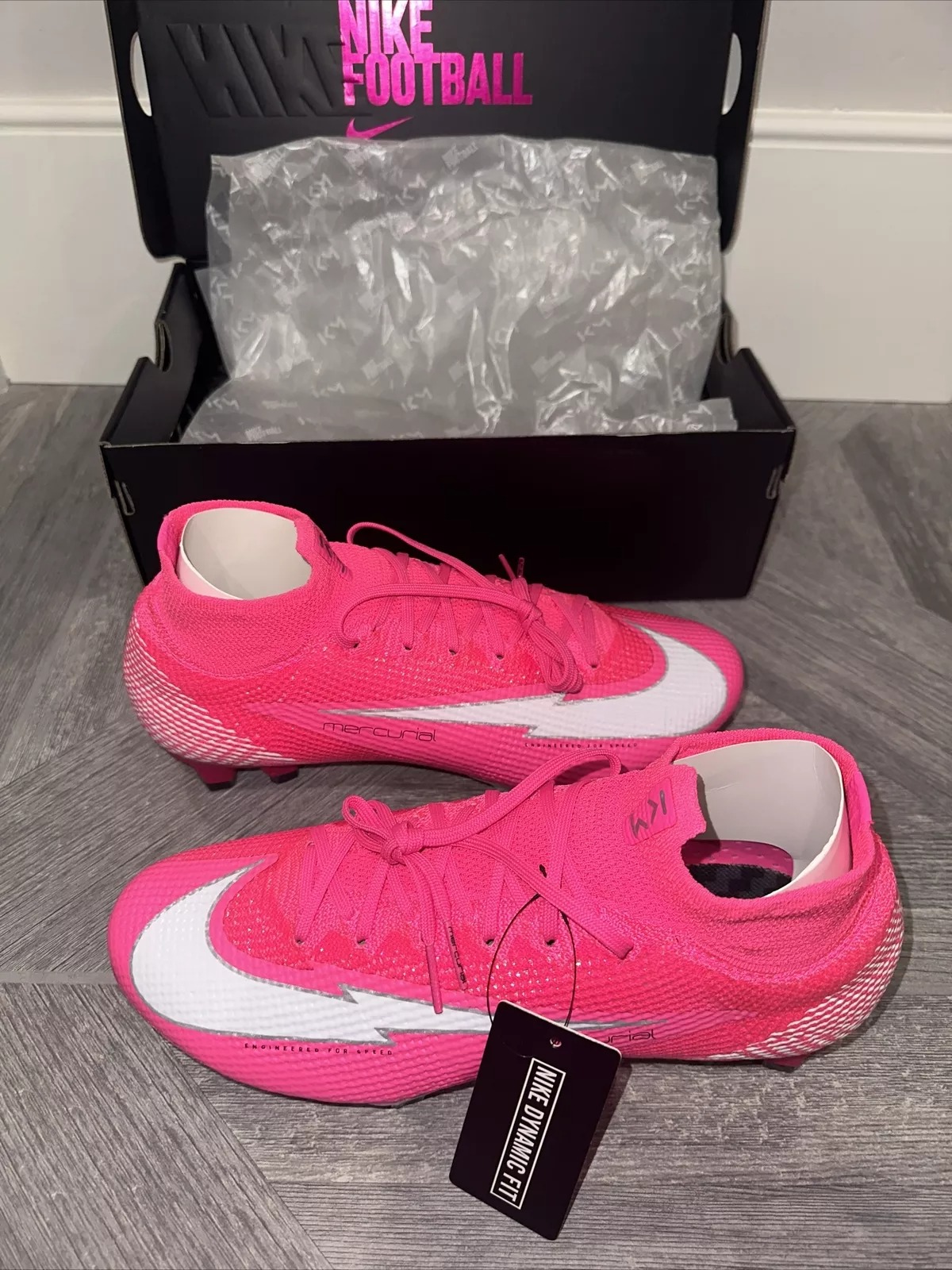 *RARE* Nike Mercurial Superfly 7 Elite Mbappe Rosa FG Pink Blast 100% Authenticity Verified - 2