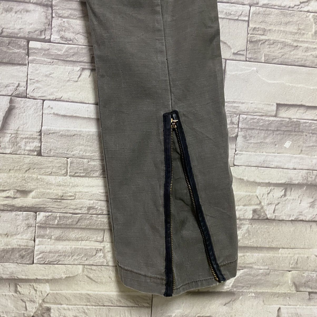 Japanese Brand ROSSO Cargo Flare Pants Zipper - 14