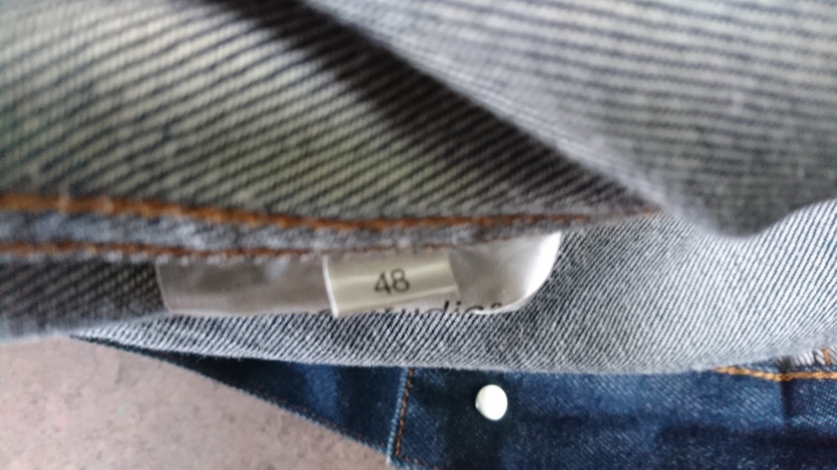 Blue Denim Jacket Made In Italy 48 - 7