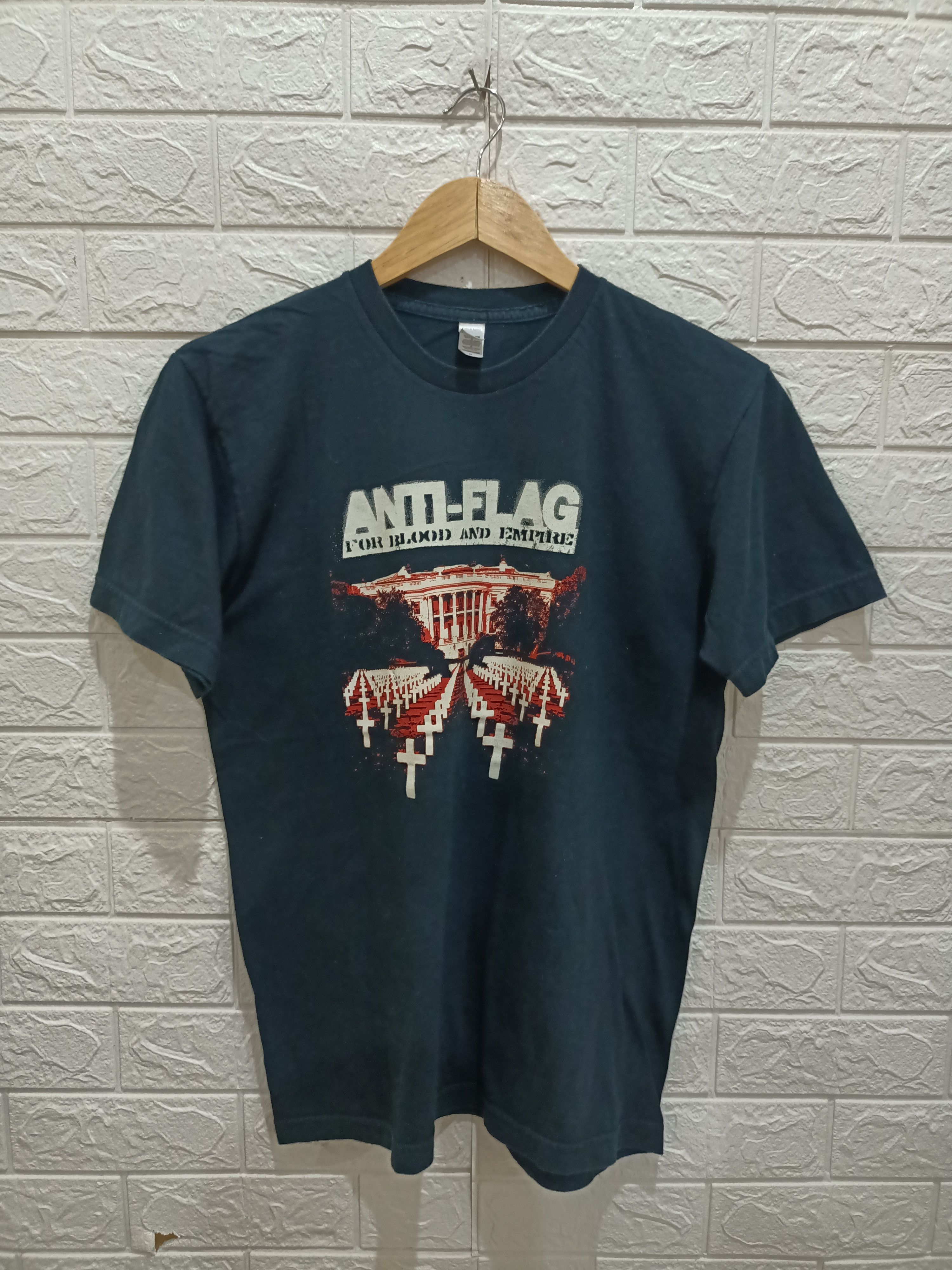Anti Flag For Blood And Empire Made in USA Rock Band Tees - 2