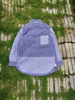 Jil Sander X Ut +J Oversized Striped Shirt - 12