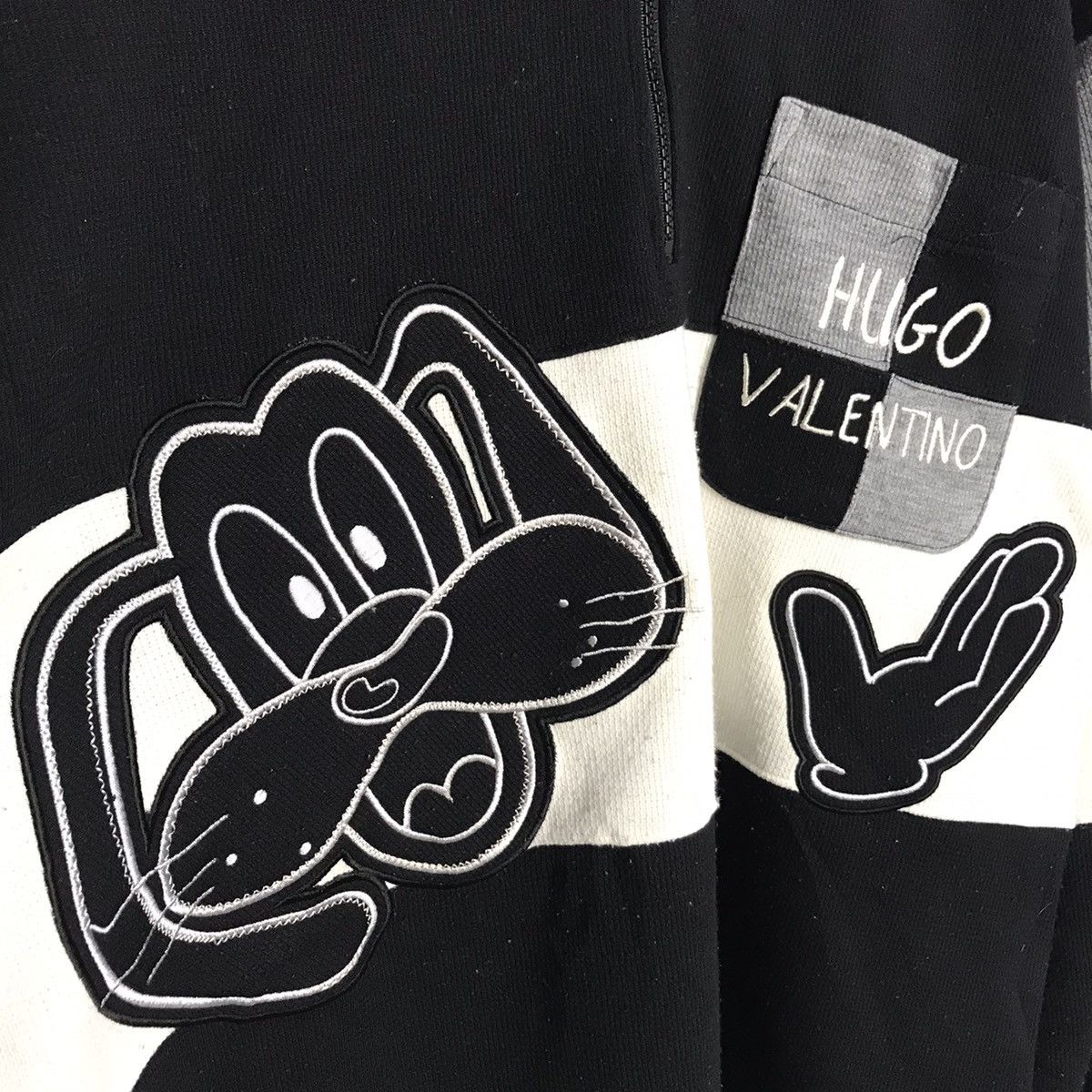 Hugo valentino vicenza italy big embroidery sweater - 3