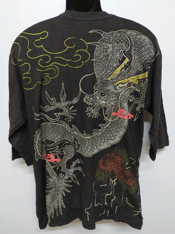 Vintage - Dragon Sukajan Baggy shirts - 1