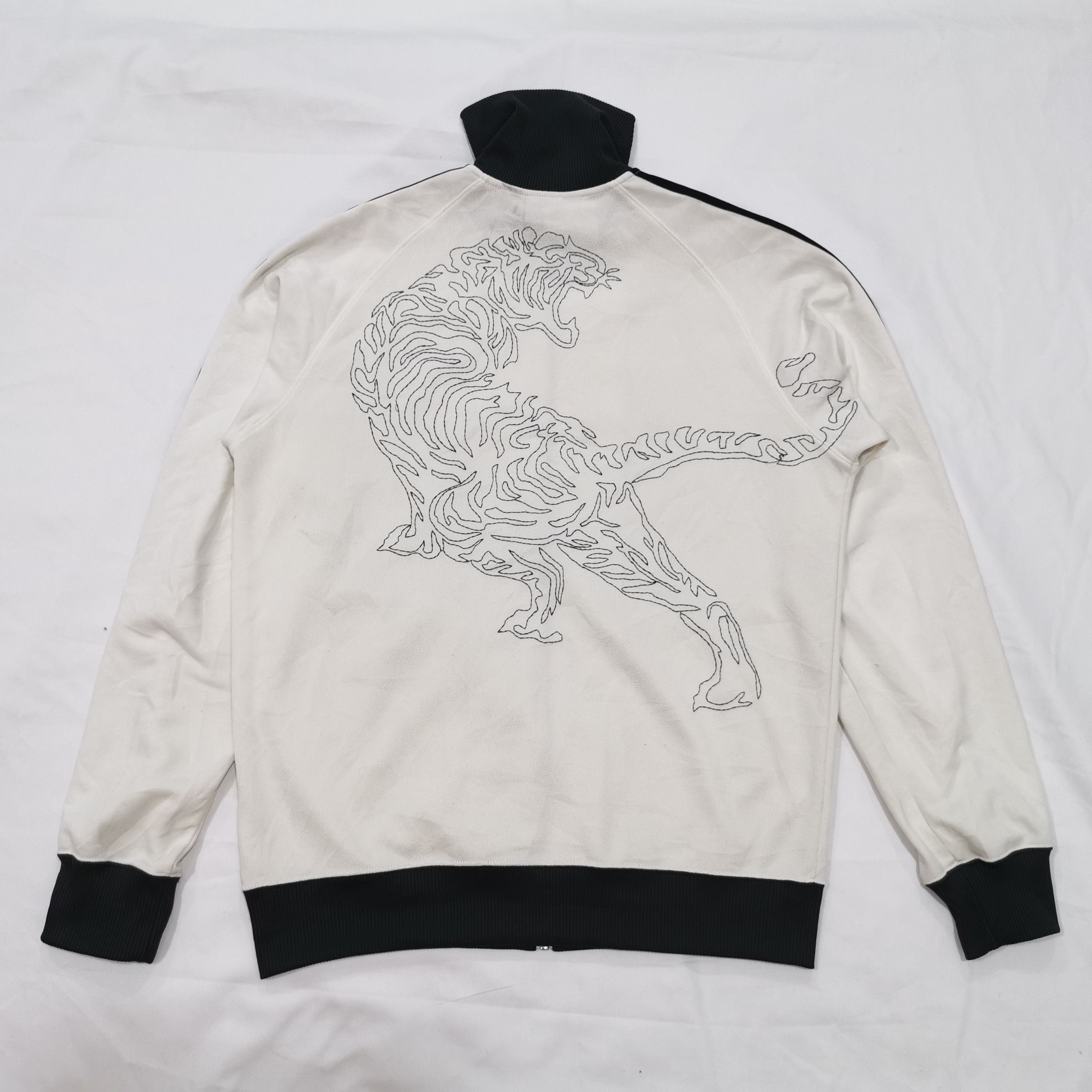 Vintage Onitsuka Tiger Embroidery Tiger Sweaters - 1