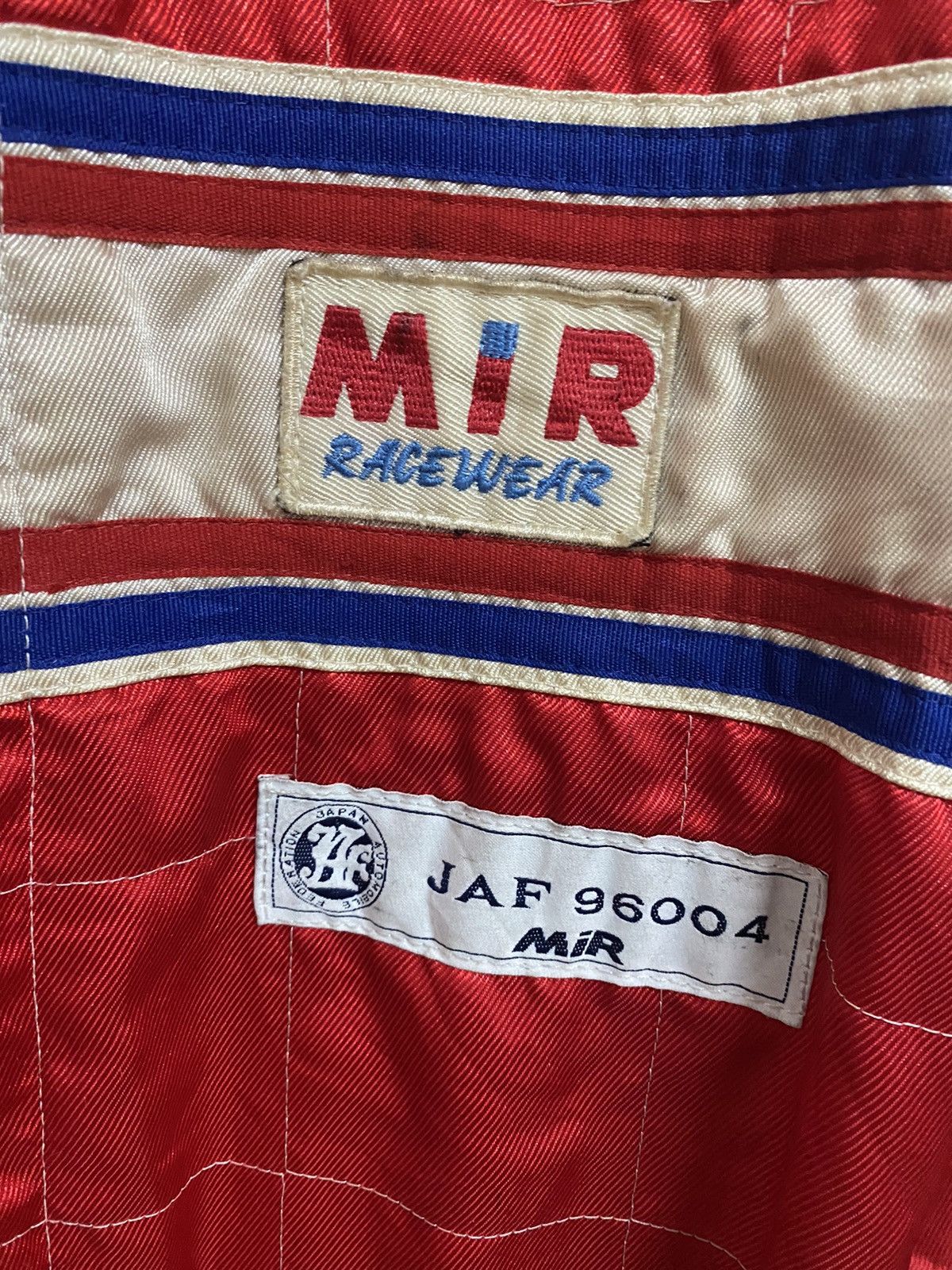 Vintage - Vtg MIR Racingwear Japan Automobile Federation JAF Race Suit - 3