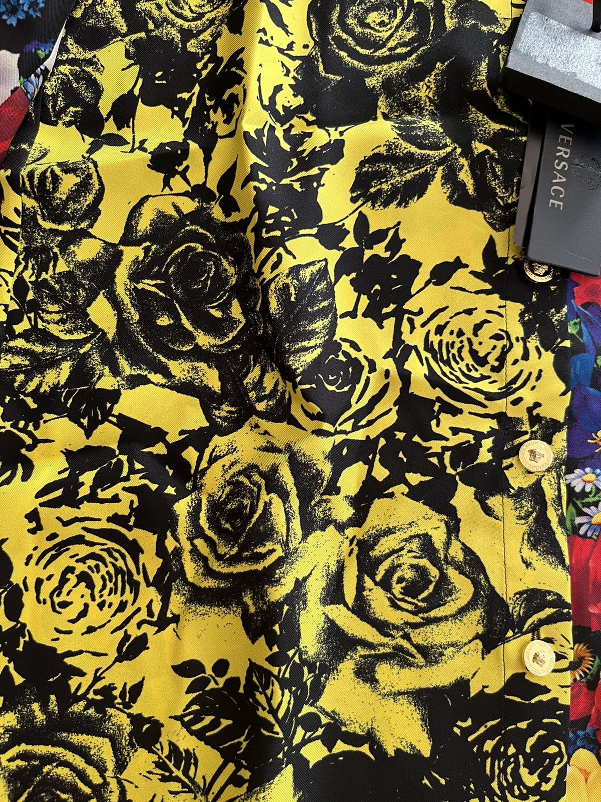 NWT - Versace Floral Silk Blouse - 3