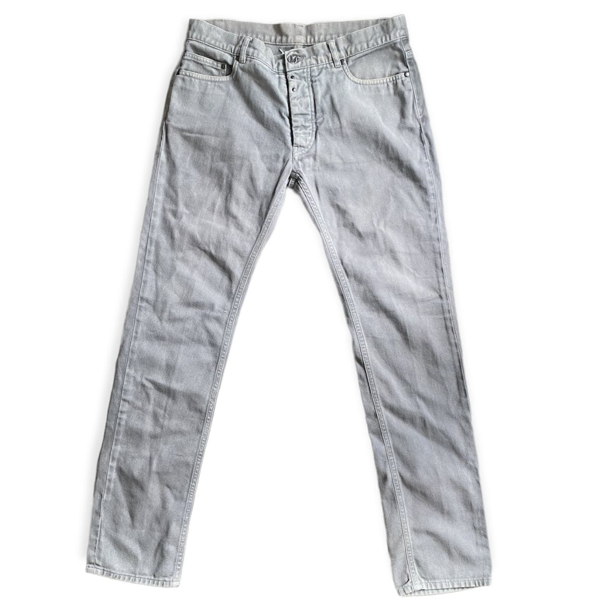 SS11 Margiela Grey Stone Wash Slim Fit Jeans - 1