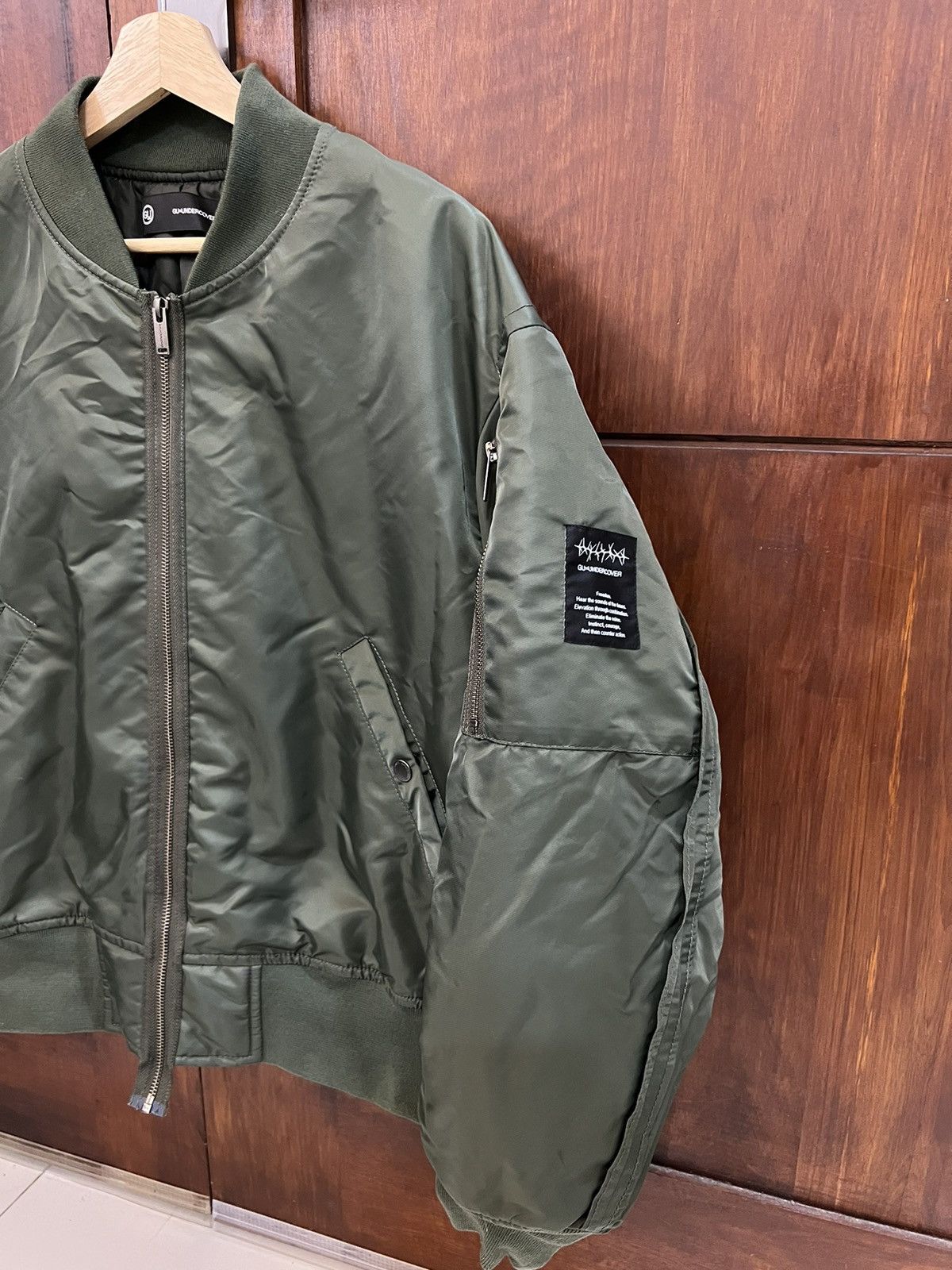 GU X Undercover Freedom Noise Bomber Jacket - 4