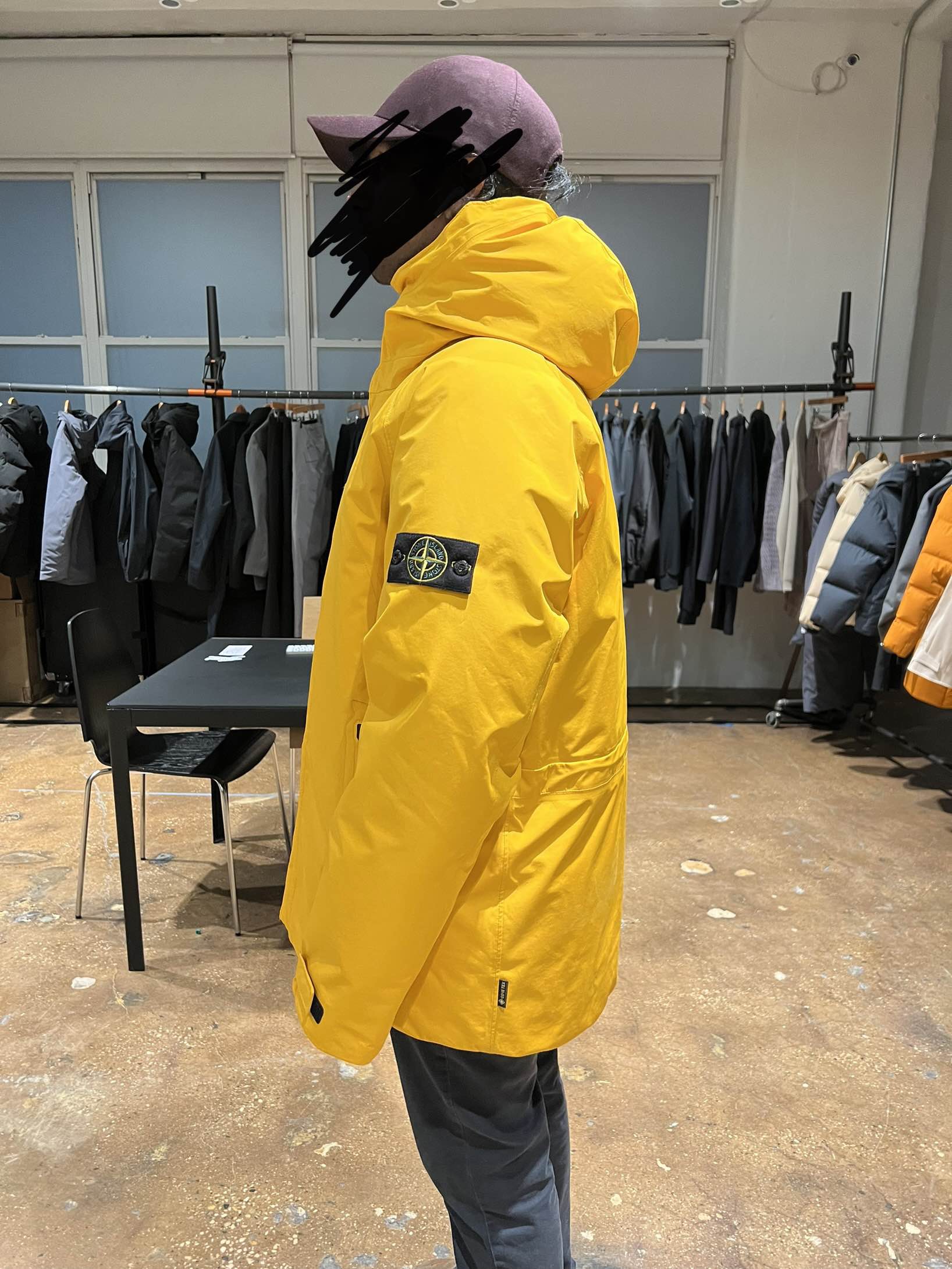 Stone Island 41926 3L Gore-Tex In Recycled Polyester Down Yellow - 5