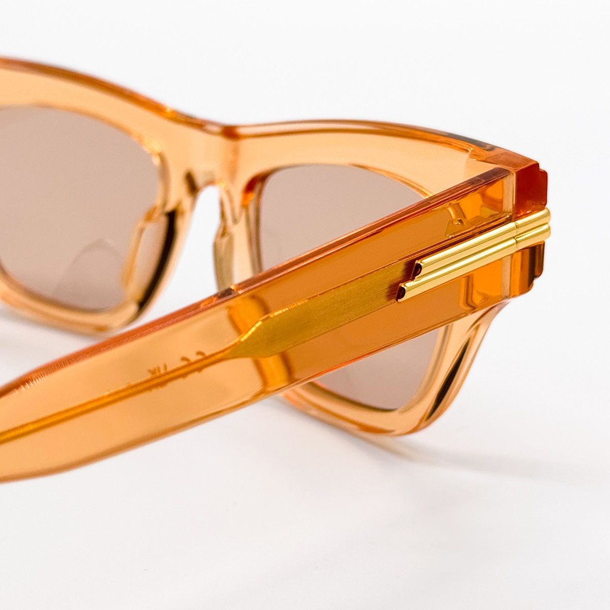 NEW BOTTEGA VENETA BV1122S 007 ORANGE WOMEN SUNGLASSES - 7