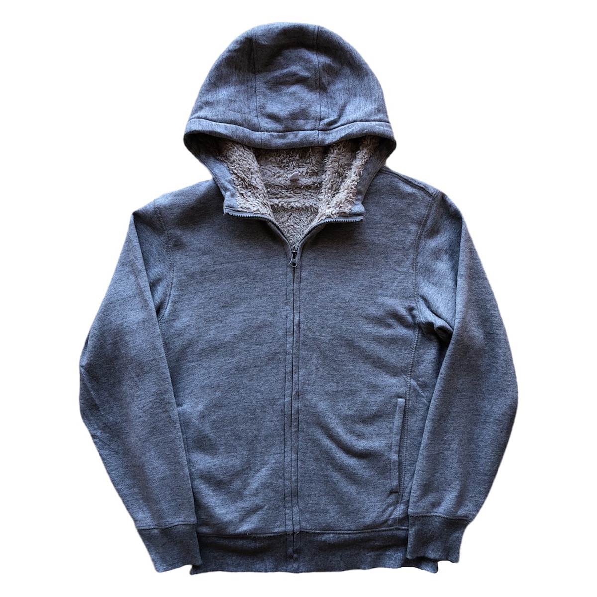 Uniqlo - Uniqlo Sherpa Fleece Zipper Sweater Hoodie - 1