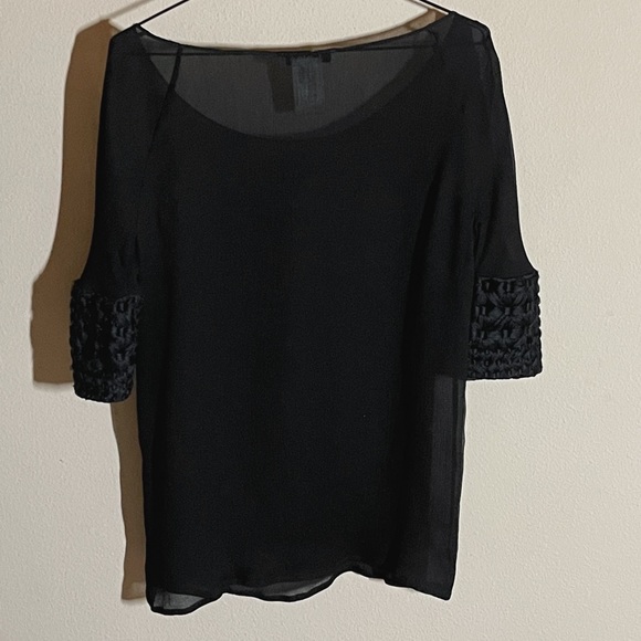 Vintage Silk Chloé by Phoebe Philo Blouse Black - 5