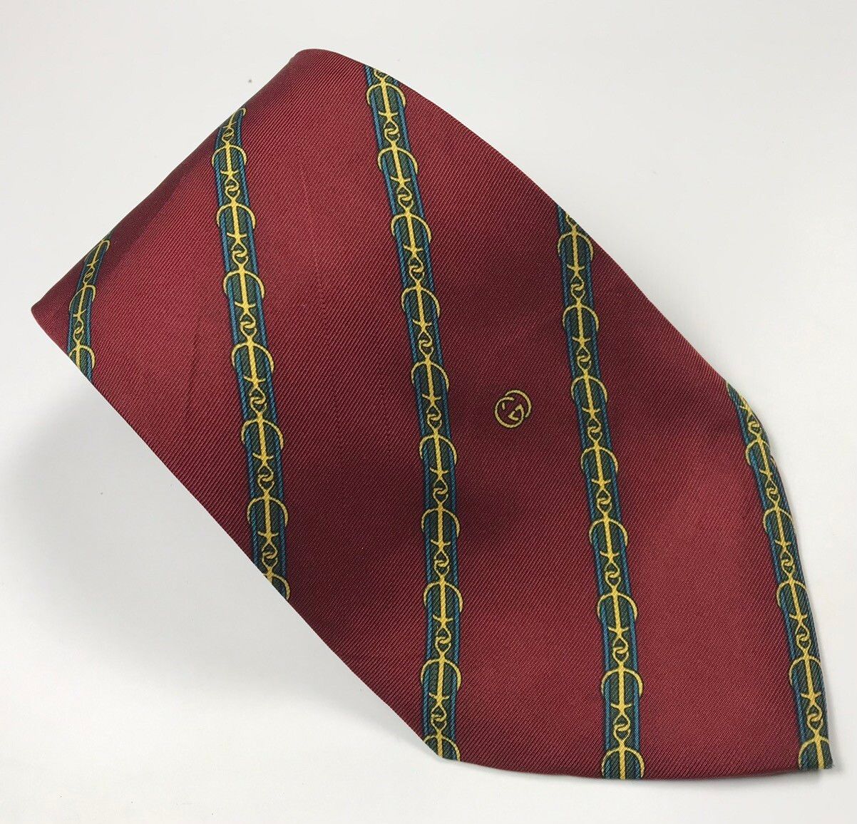 vintage gucci neck tie - 1