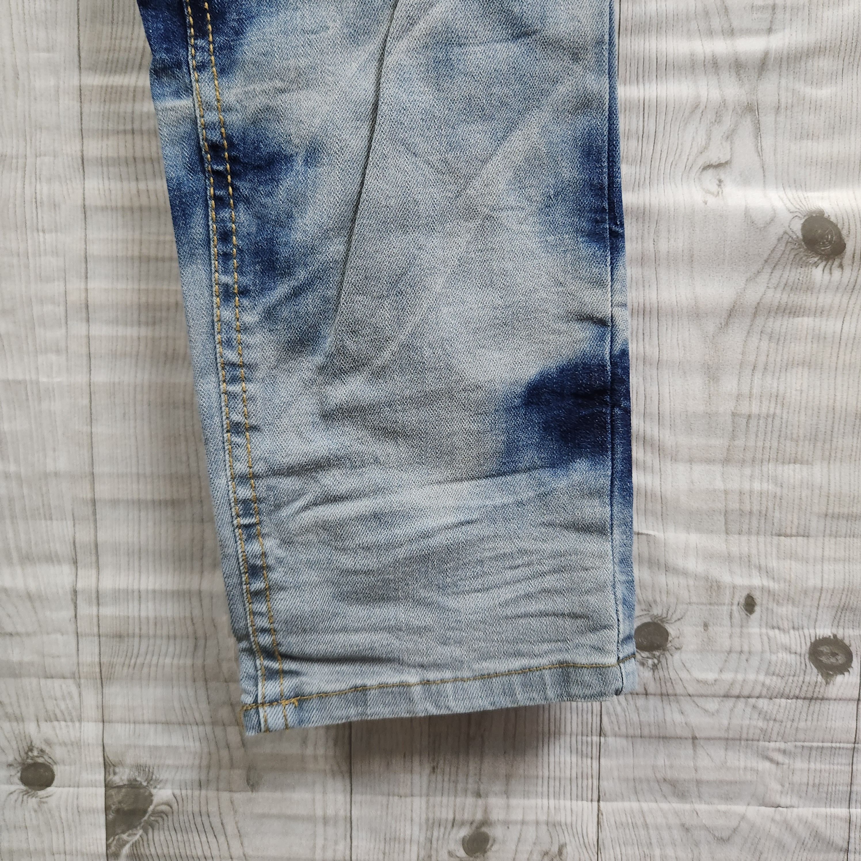 Tony Distressed Denim Japan Acid Washed Jeans - 14
