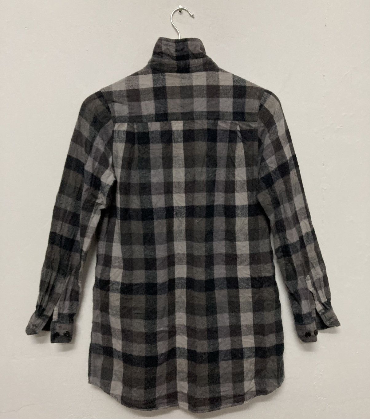 Bape Button Up Checker Flannel Shirt Made in Japan - 2
