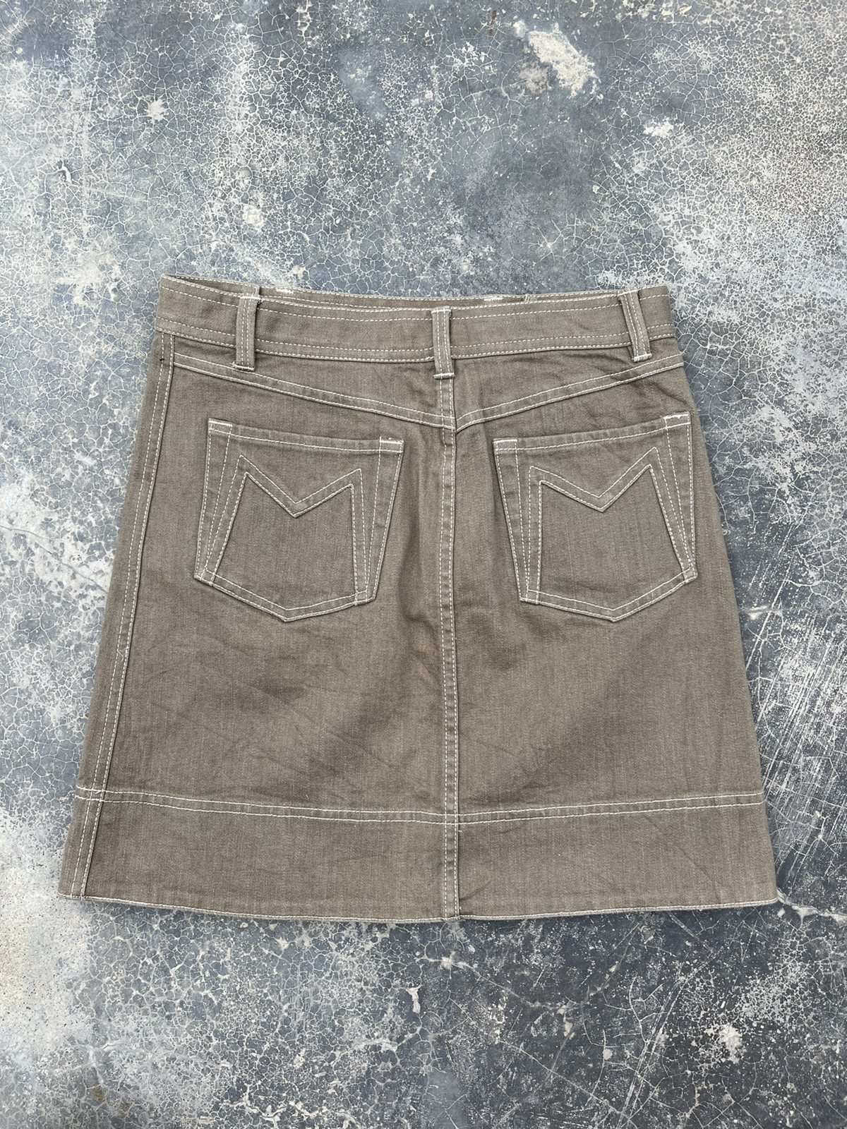 Marc Jacobs Brown Zipper mini denim skirt - 2