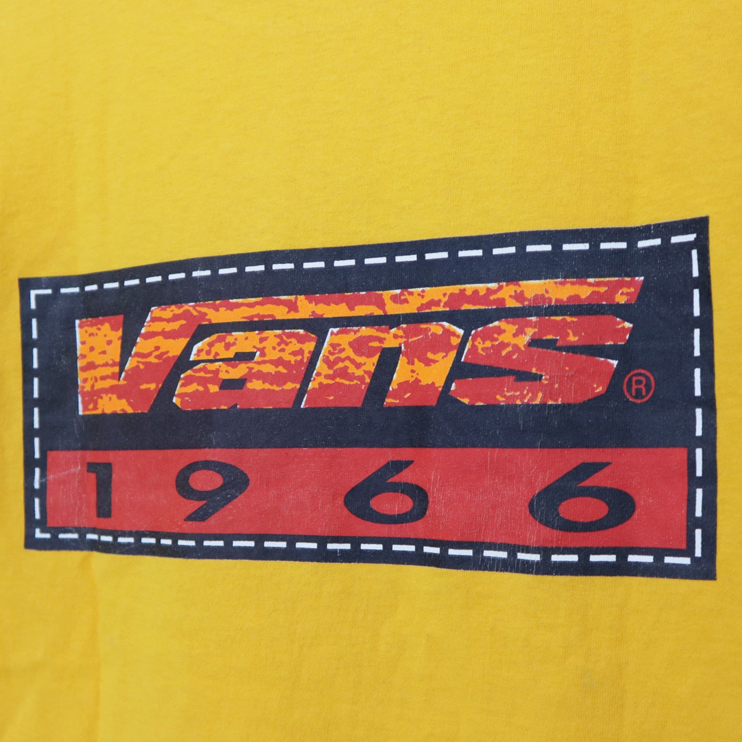 Vintage 90s VANS USA 1966 Big Logo T-Shirt Skateboard Tee - 8