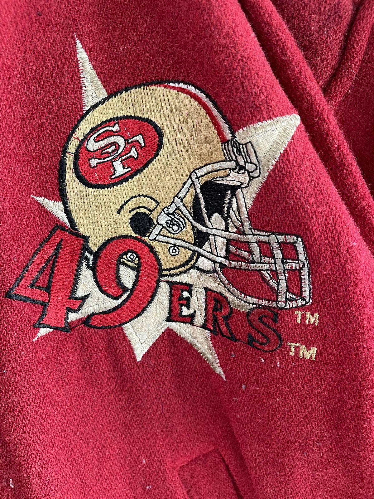 Vintage - Vntg 90s Campri NFL San Francisco 49ers Wool Varsity Jacket - 6