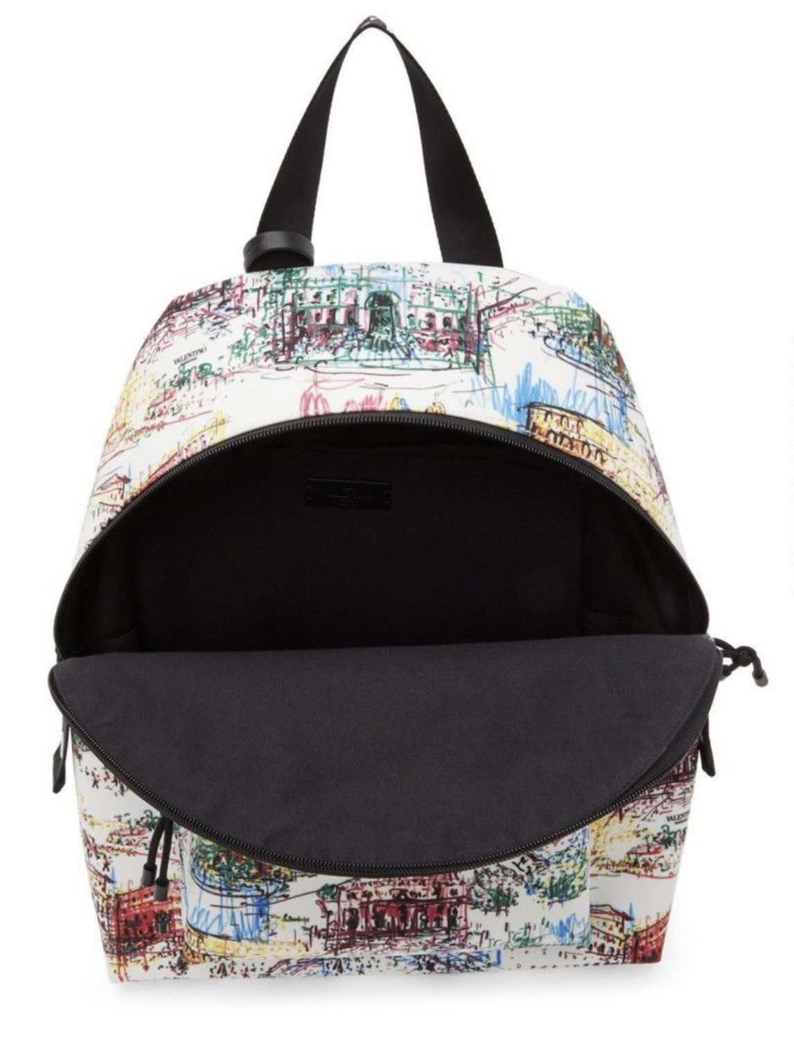 VALENTINO White Valentino Garavani 'VLTN' Monuments Backpack - 5