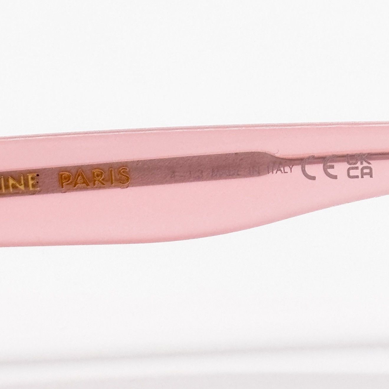 NEW CELINE CL40243I 72J SUNGLASSES GEOMETRIC PINK GREY WOMEN - 10