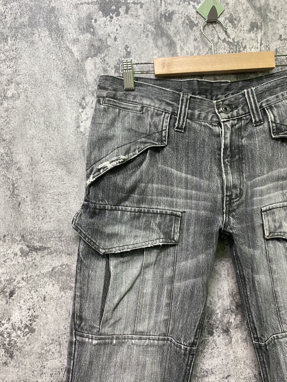 Distressed Denim - 🇯🇵 RUPERT THE DIFFERENCE Tactical Cargo Multipocket - 5