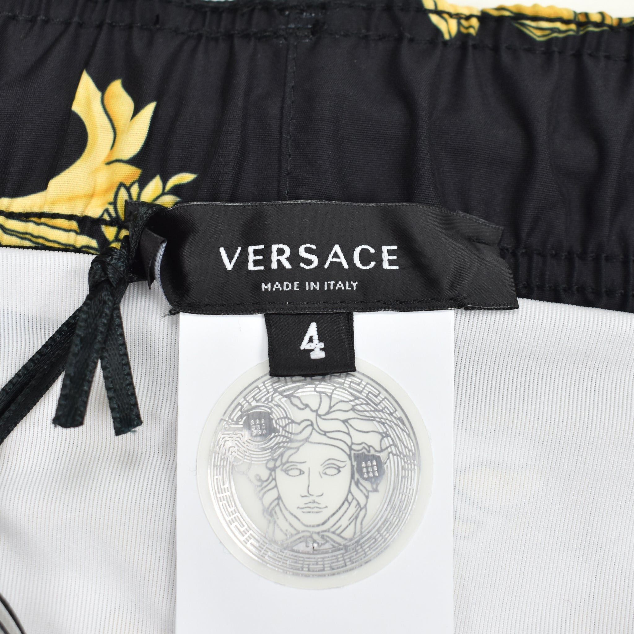 Versace Barocco Print Swim Shorts Medusa sz 4 - 8