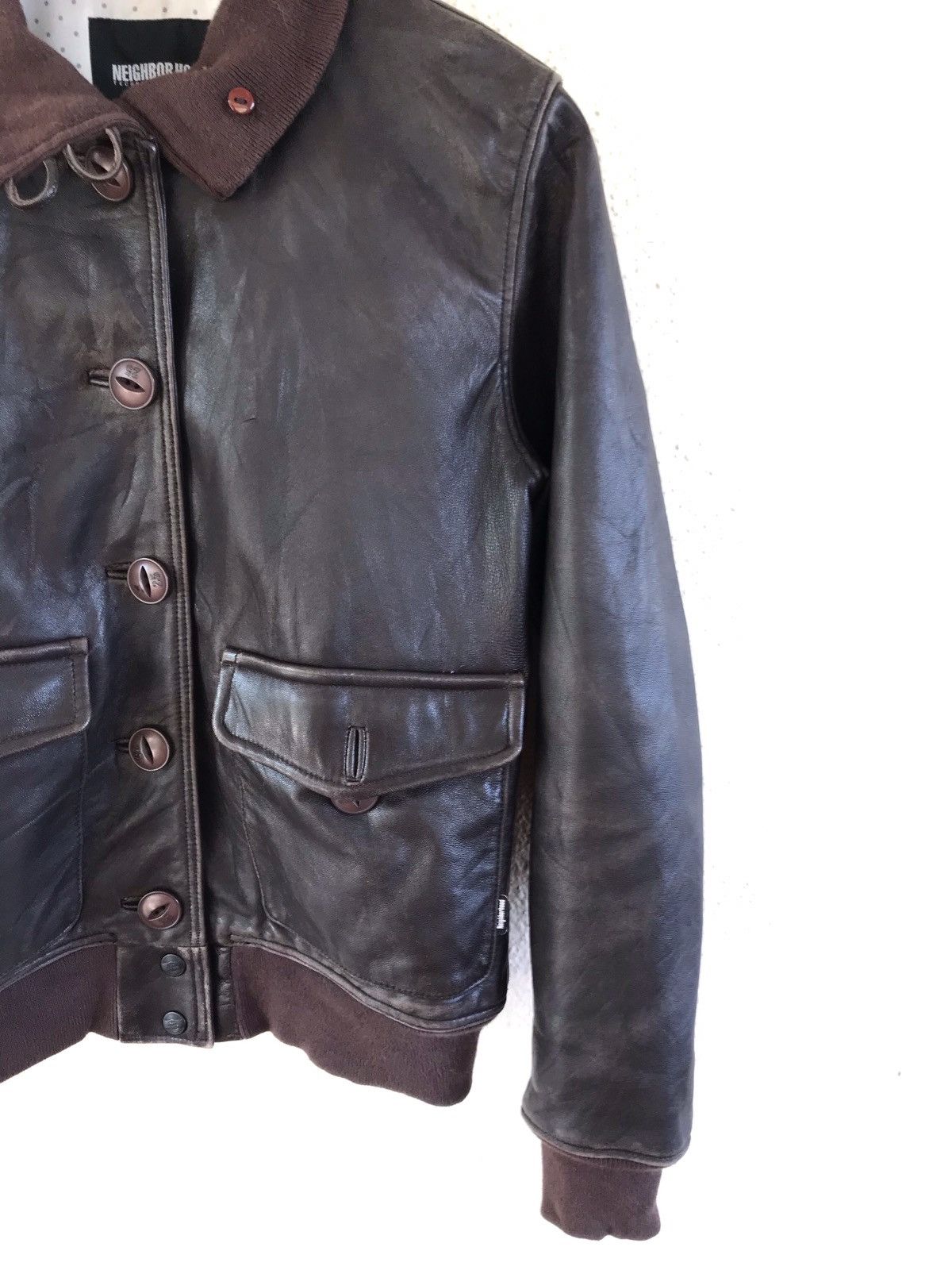 Neighborhood Leather Jacket - 5