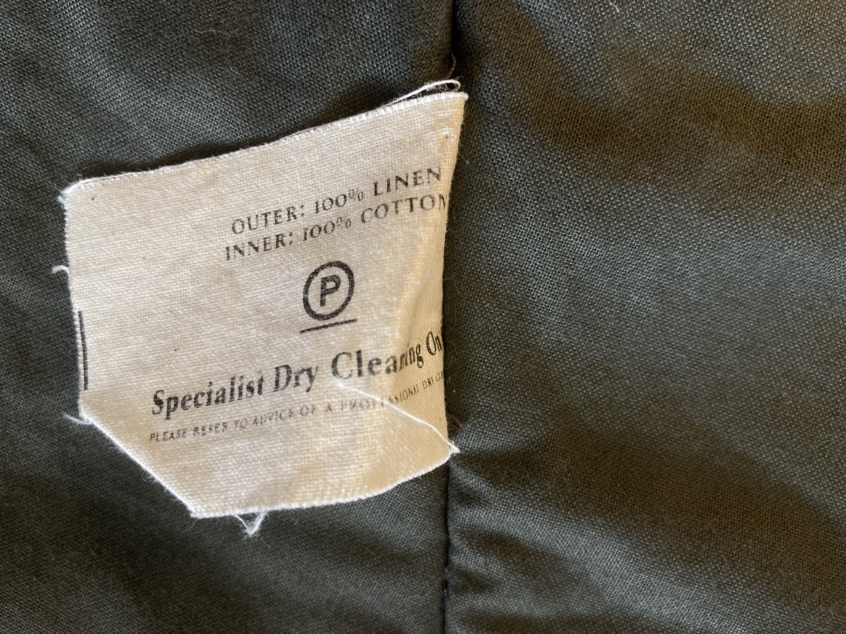 BNWT Distressed Vintage Linen 3/4 Padded Coat - 6