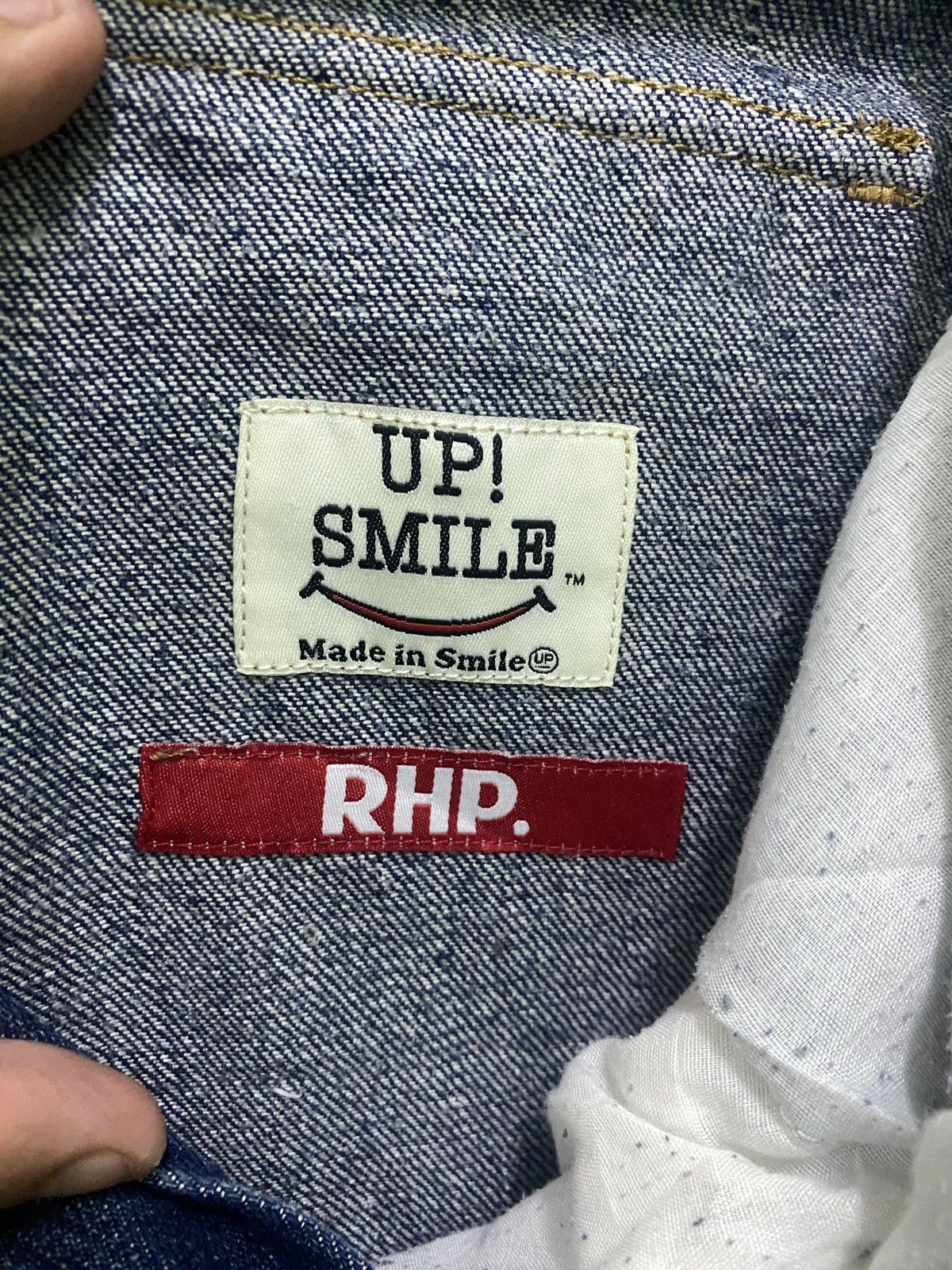 Designer - UPSMILE X RHP Smiley Pocket Hysteric Glamour Style Denim - 20