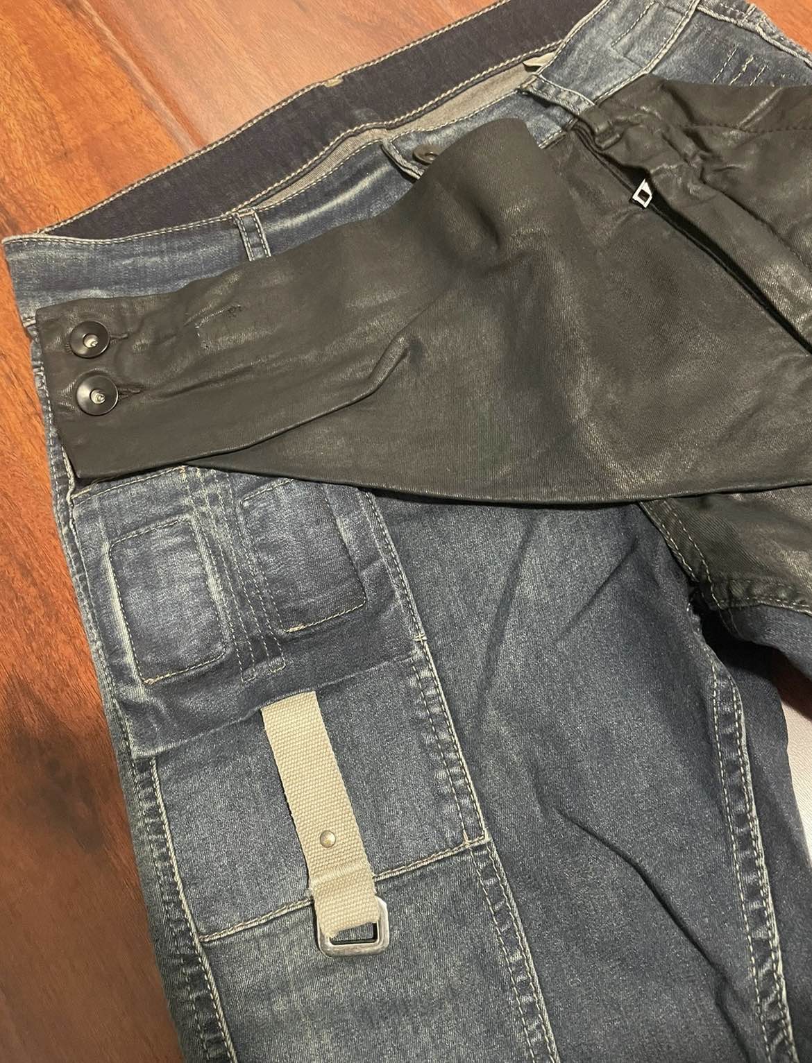 Rick Owens DRKSHDW SS19 ‘Babel’ Combo Memphis Jeans - 3