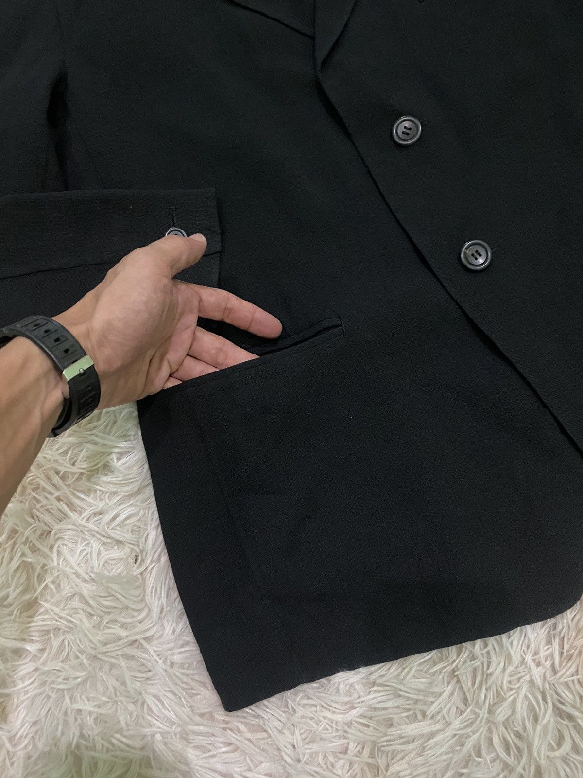 Vintage Issey Miyake Wool/Linen Jacket Blazer - 4
