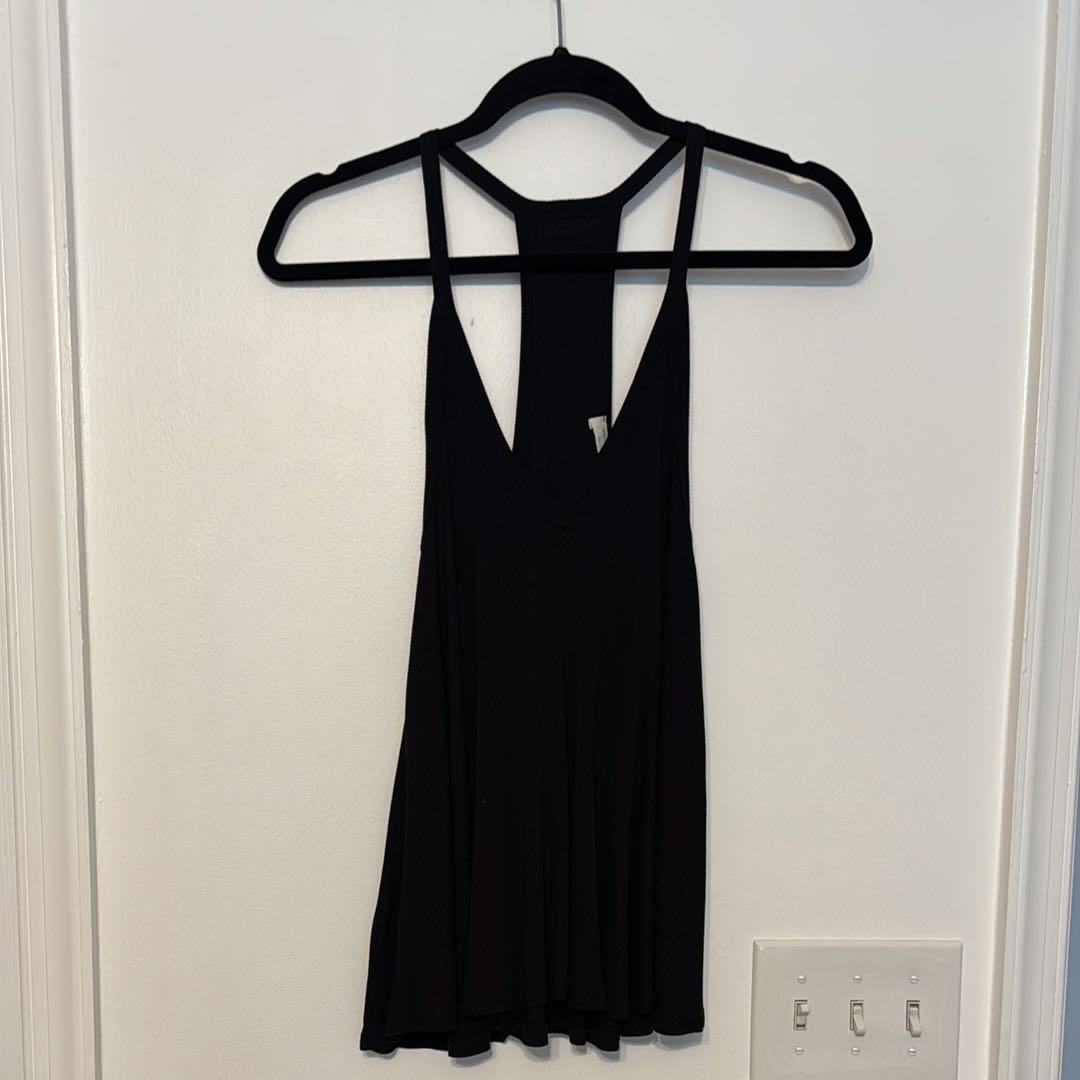 Vintage Havana Ribbed Racerback Swing Tank - 6