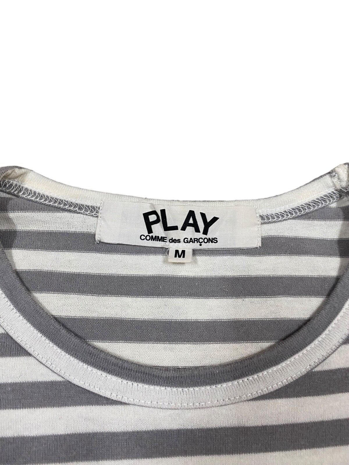 AD2015 Comme Des Garçons Play Striped Longsleeve Shirt - 4