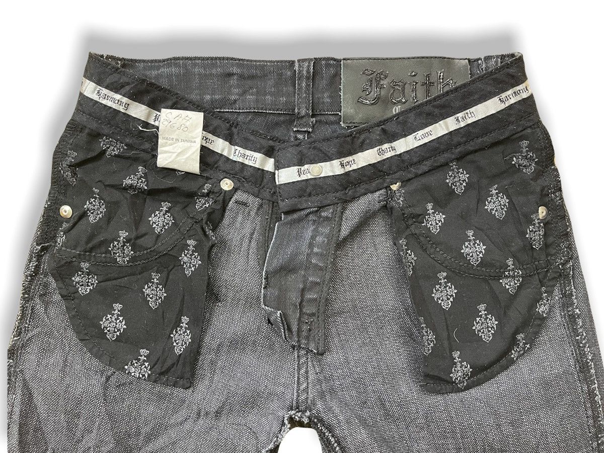 Archival Clothing - Faith Connexion Black Denim Jeans Made In Japan - 11