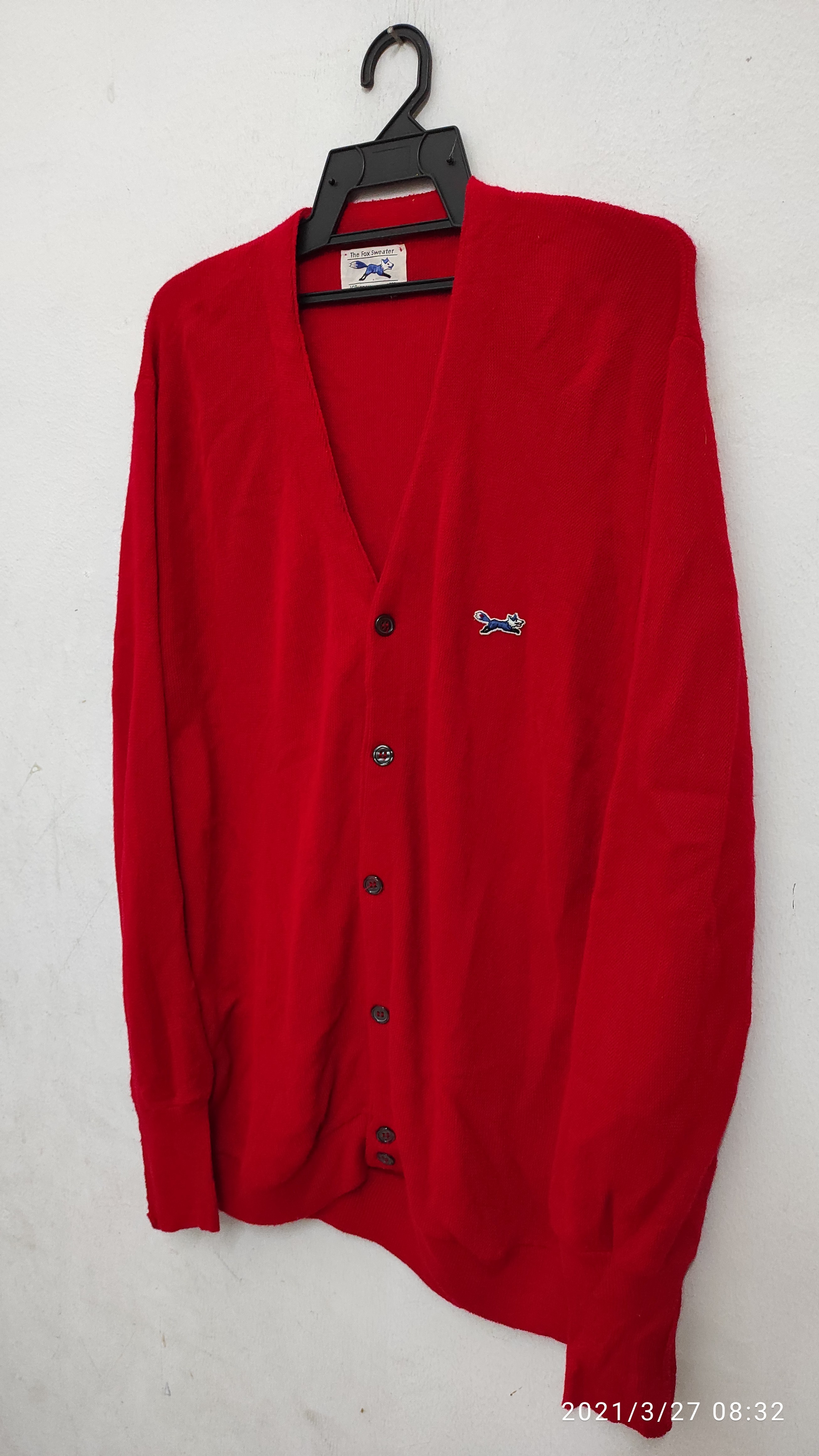 J.C. Penney - Archive 1970's Fox Sweater Cardigan JC Penney USA - 7